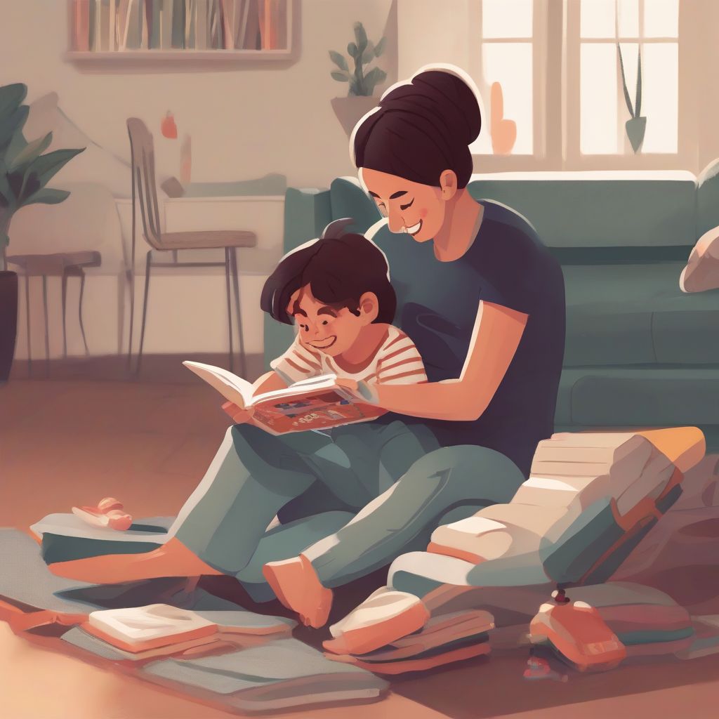 Parents Reading With Their Child